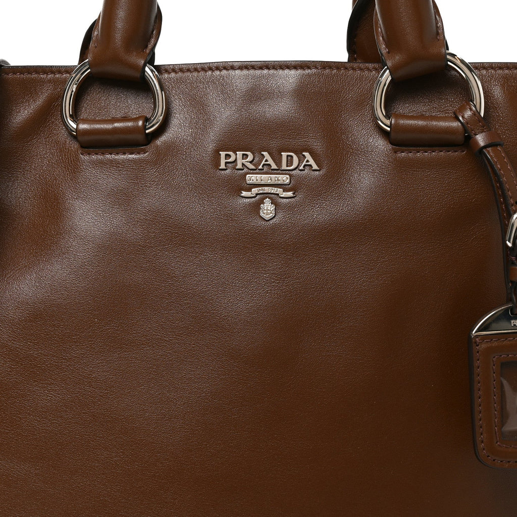 Soft Calf Shopping Tote Palissandro
