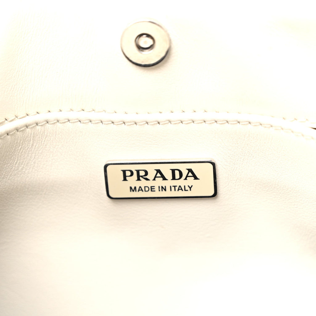 Spazzolato Cleo Shoulder Bag White