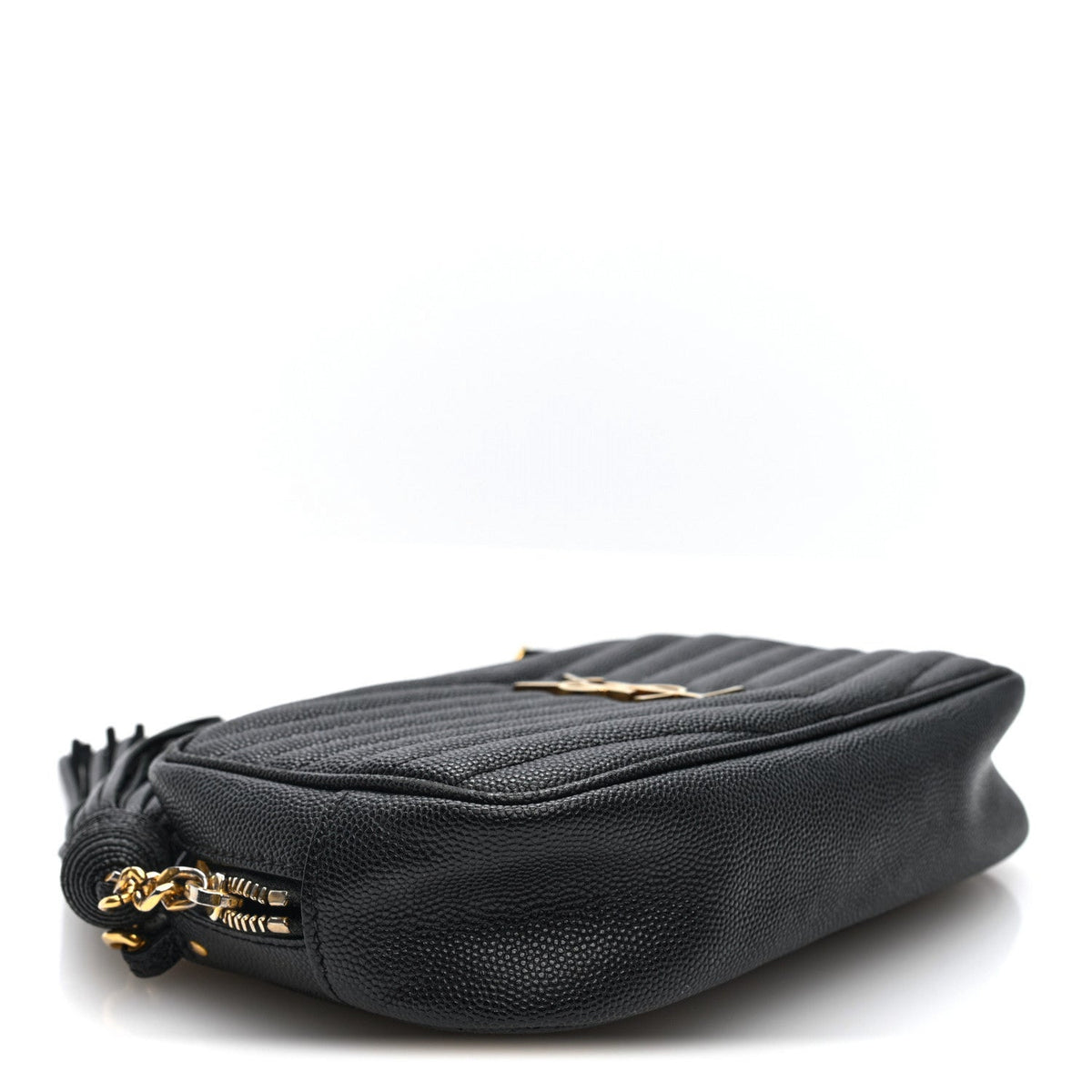 Grain De Poudre Matelasse Monogram Mini Lou Camera Bag Black