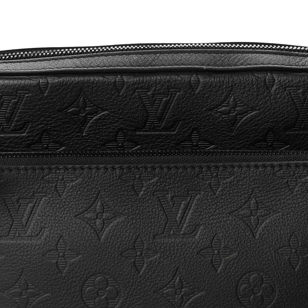 Calfskin Monogram Shadow Trio Messenger Black