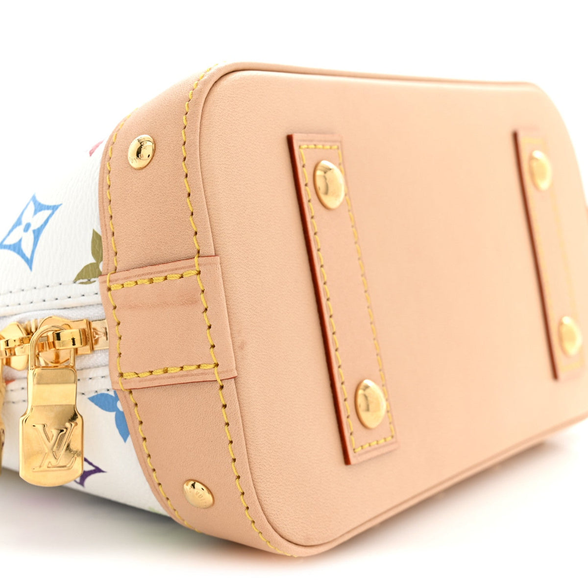 LV x TM Monogram Multicolor Alma BB White
