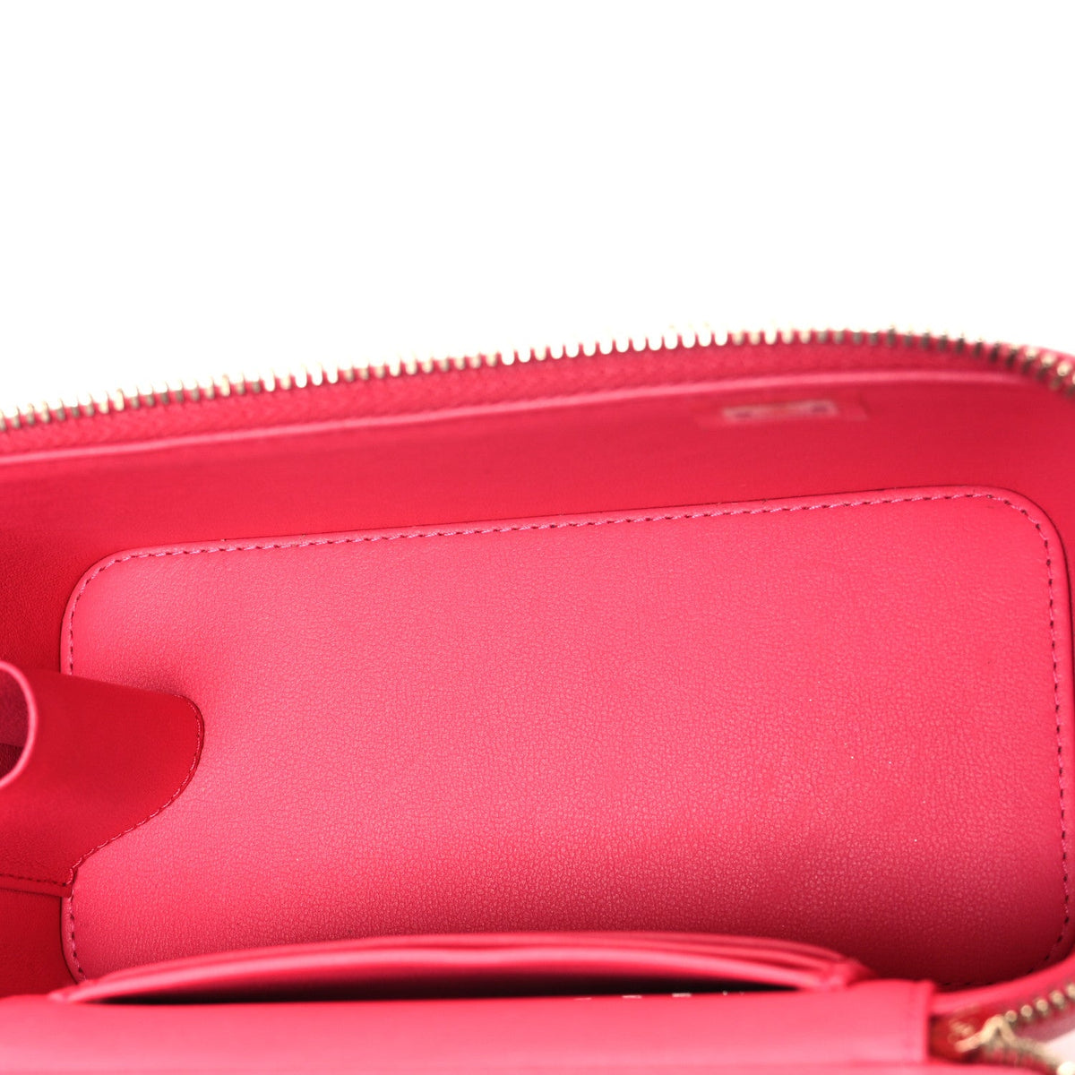 Caviar Quilted Sweetheart Vanity Case Pink