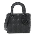 Ultra Matte Calfskin Cannage Small My ABCDior Lady Dior Black