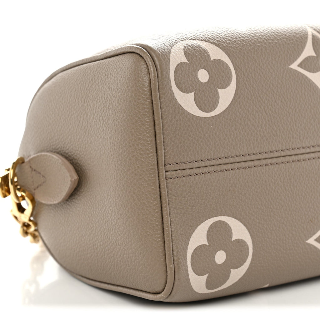Empreinte Monogram Giant Speedy Bandouliere 20 Creme Beige