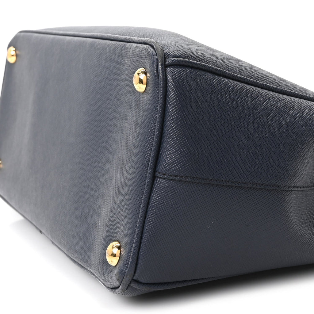 Saffiano Large Galleria Double Zip Tote Baltico