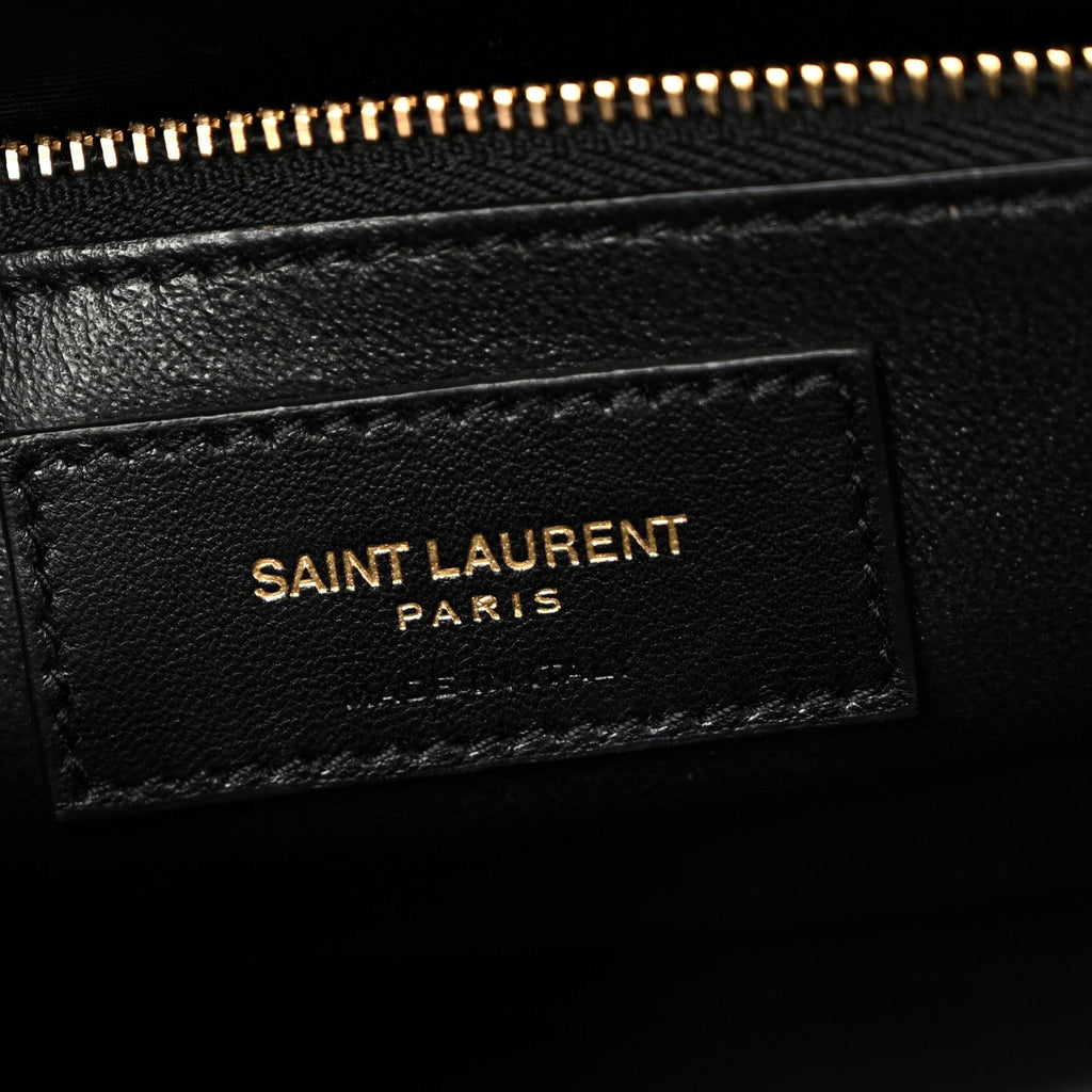 Smooth Calfskin Small Sac De Jour Black
