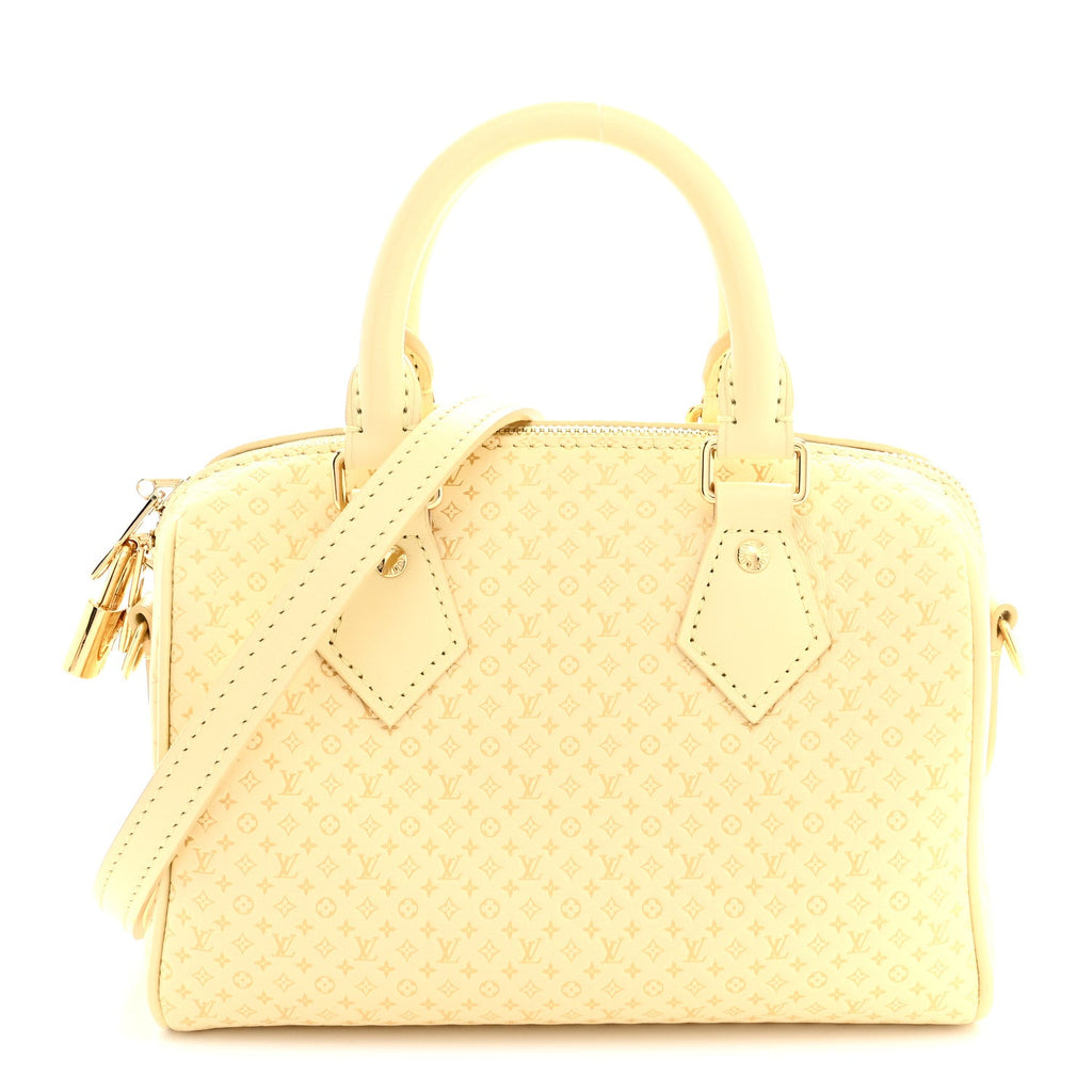 Calfskin Minigram Speedy Bandouliere 20 Banane