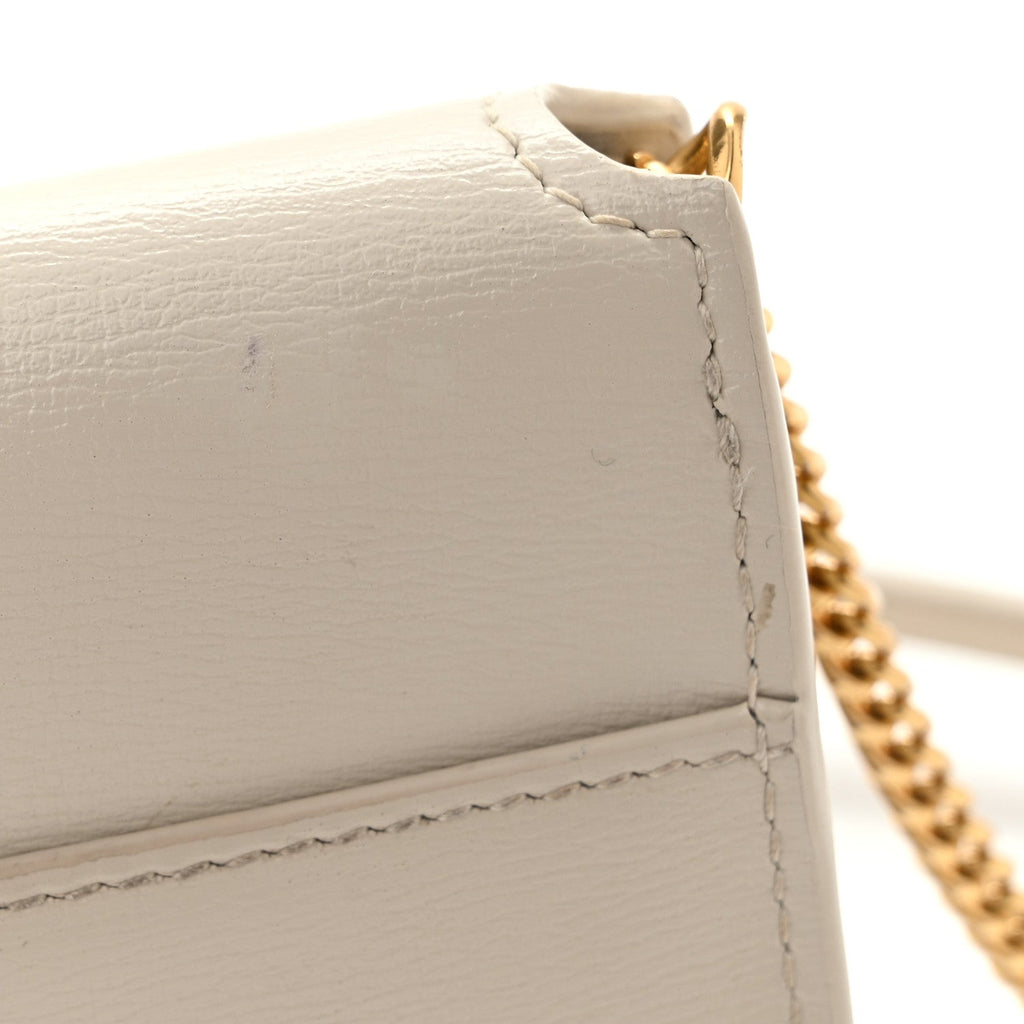Smooth Calfskin Monogram Phone Holder Crossbody Crema Soft