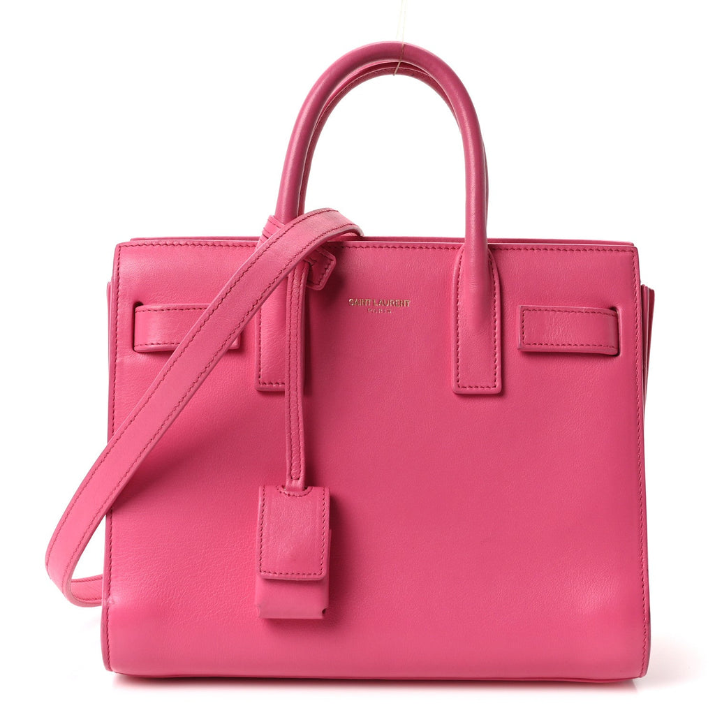 Calfskin Nano Sac De Jour Lipstick Fuchsia