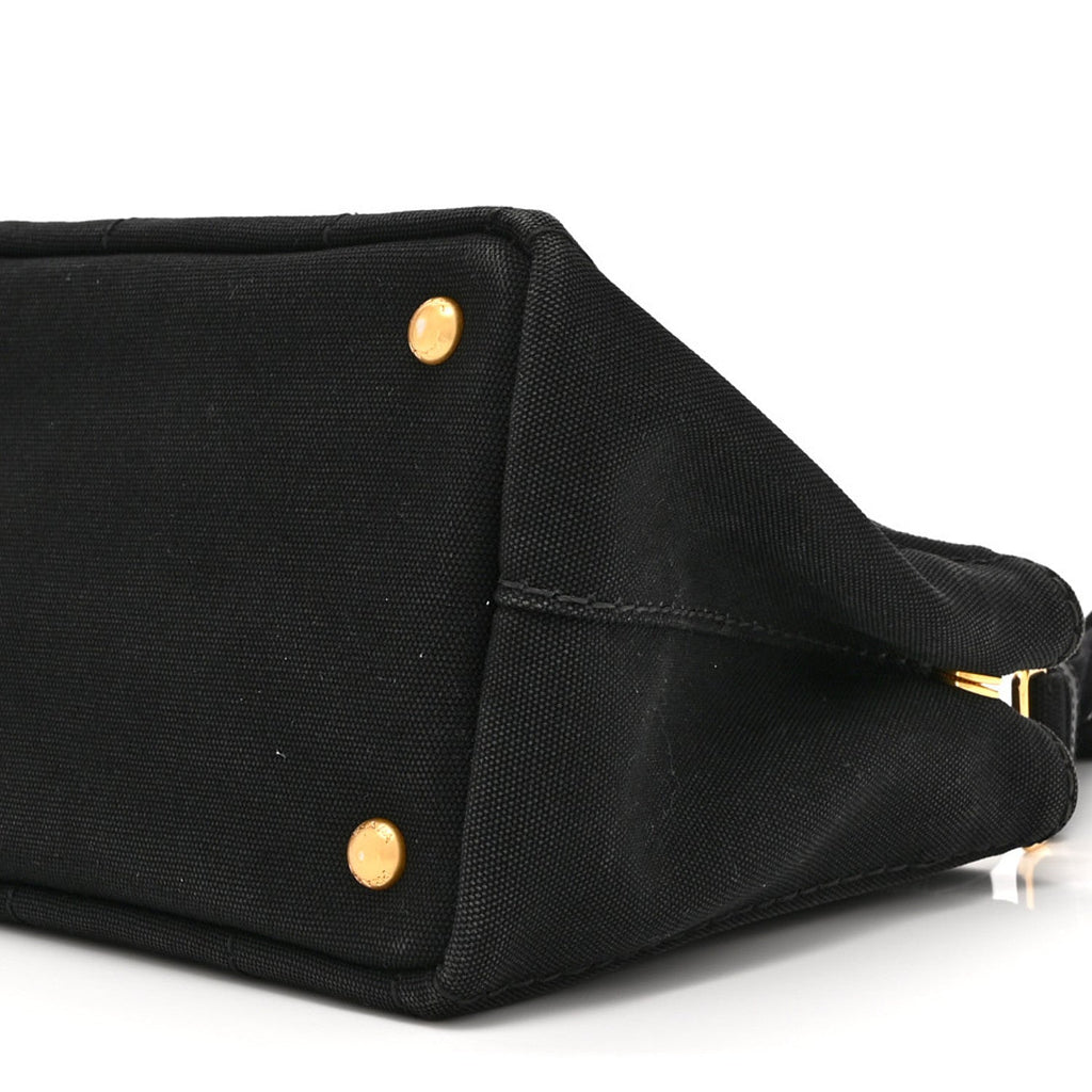 Canapa Small Logo Tote Black