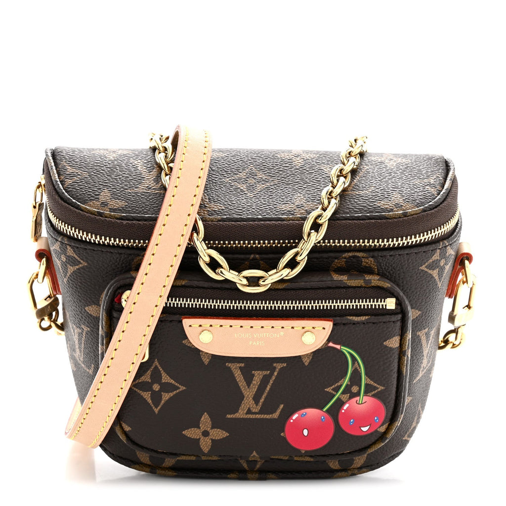 LV X TM Monogram Cerises Mini Bumbag