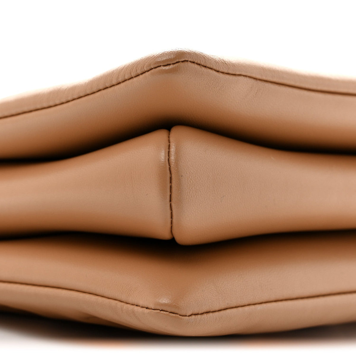 Lambskin Embossed Monogram Coussin PM Camel