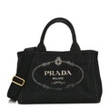 Canapa Small Logo Tote Black