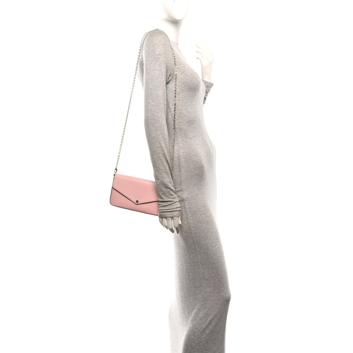 Epi Pochette Felicie Rose Ballerine