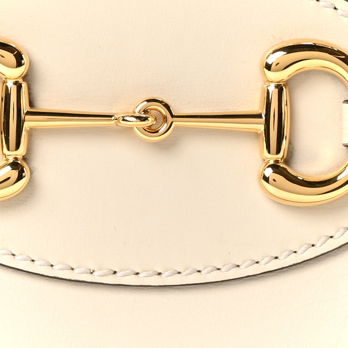 Boarded Plutone Calfskin Mini Horsebit 1955 Top Handle Bag Mystic White