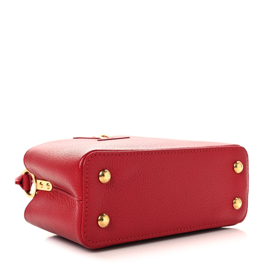Taurillon Mini Capucines Scarlet