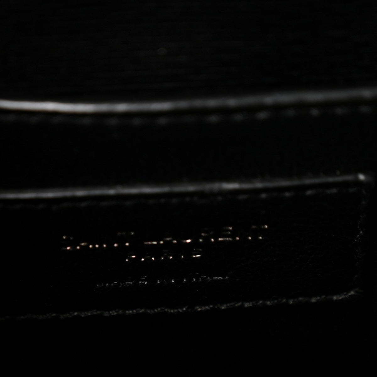 Grain De Poudre Textured Mixed Matelasse Triquilt Small Monogram Monochrome Satchel Black