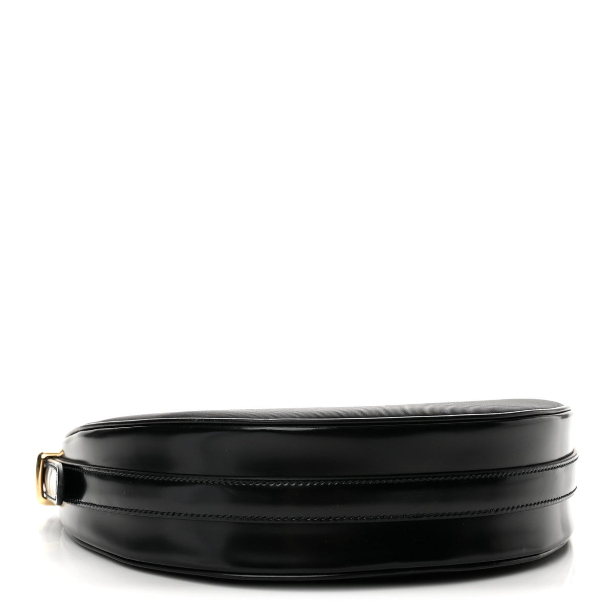 Re-Nylon Spazzolato Arque Shoulder Bag Black