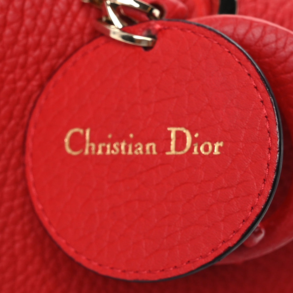 Bullcalf Medium Be Dior Flap Red Pink