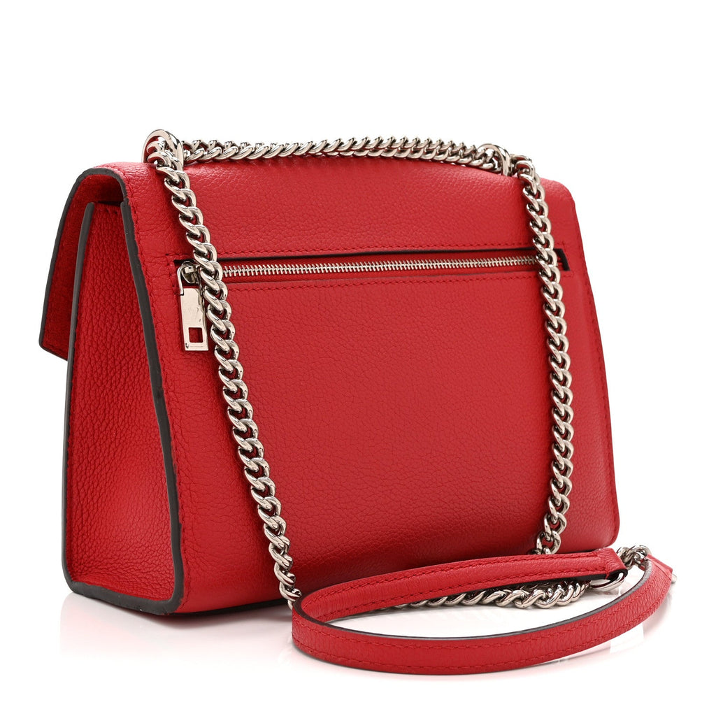 Soft Calfskin Mylockme Chain Bag BB Rubis
