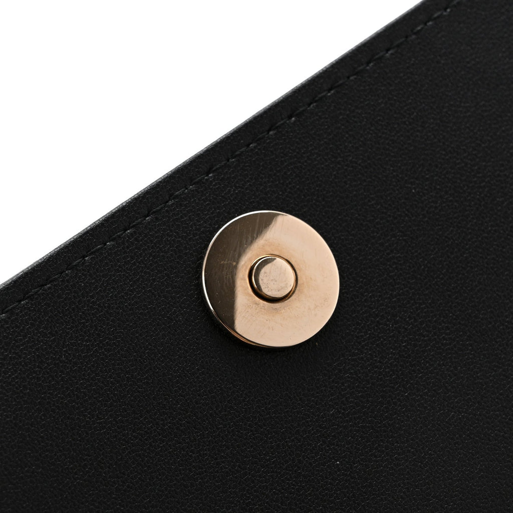 Lambskin Cannage Lady Dior Pouch Black