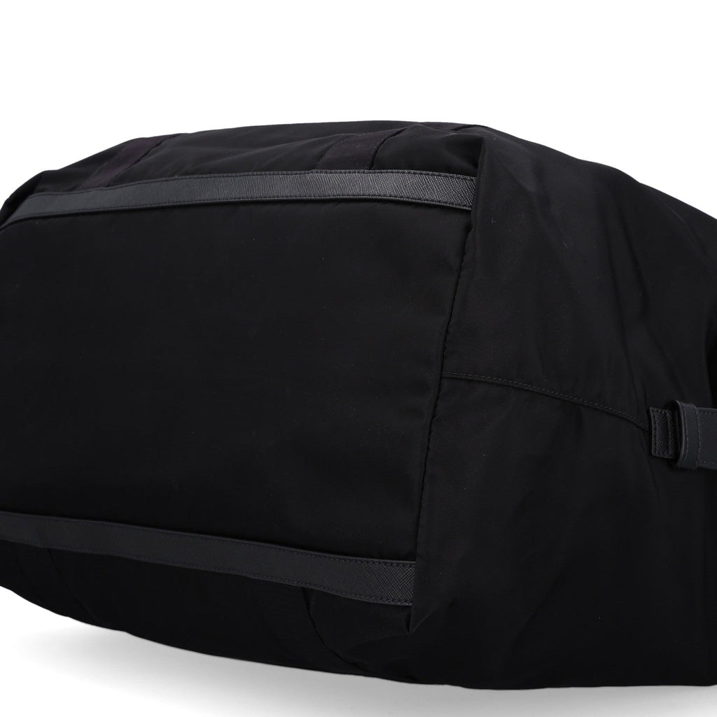 Re-Nylon Saffiano Duffle Bag Black