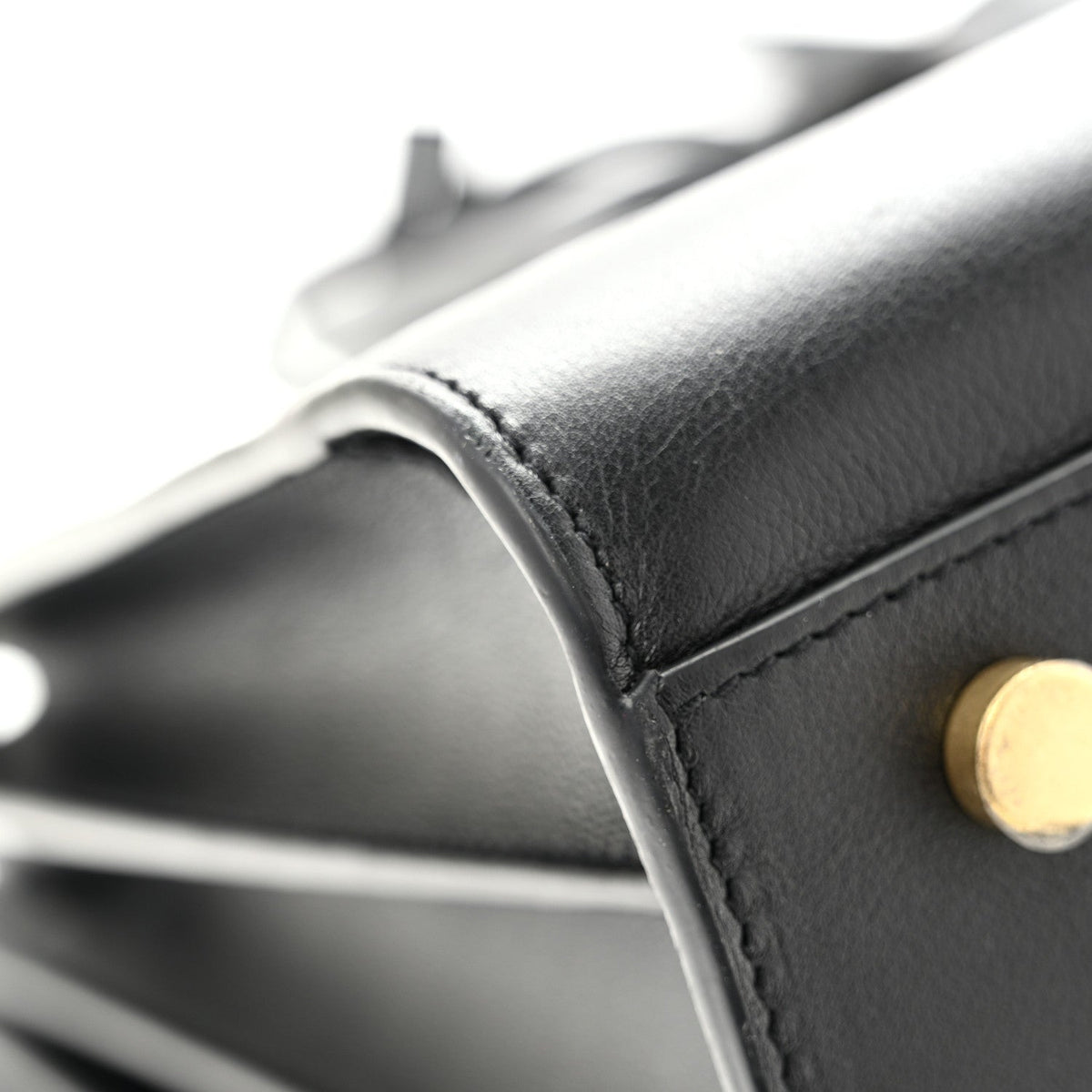 Smooth Calfskin Small Sac De Jour Black