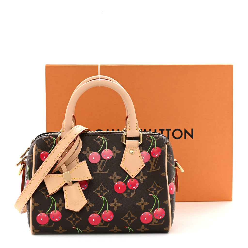 LV X TM Monogram Cerises Speedy Bandouliere 20