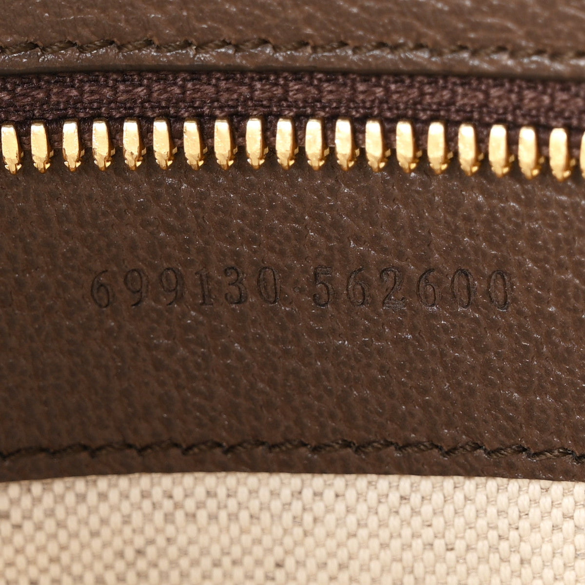 Monogram Jumbo GG Textured Dollar Calfskin Web Wristlet Messenger Bag Camel Ebony New Acero