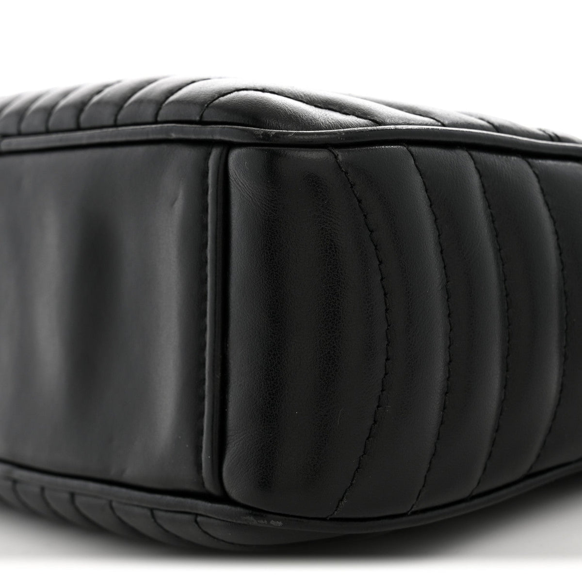 Soft Calfskin Diagramme Camera Bag Black