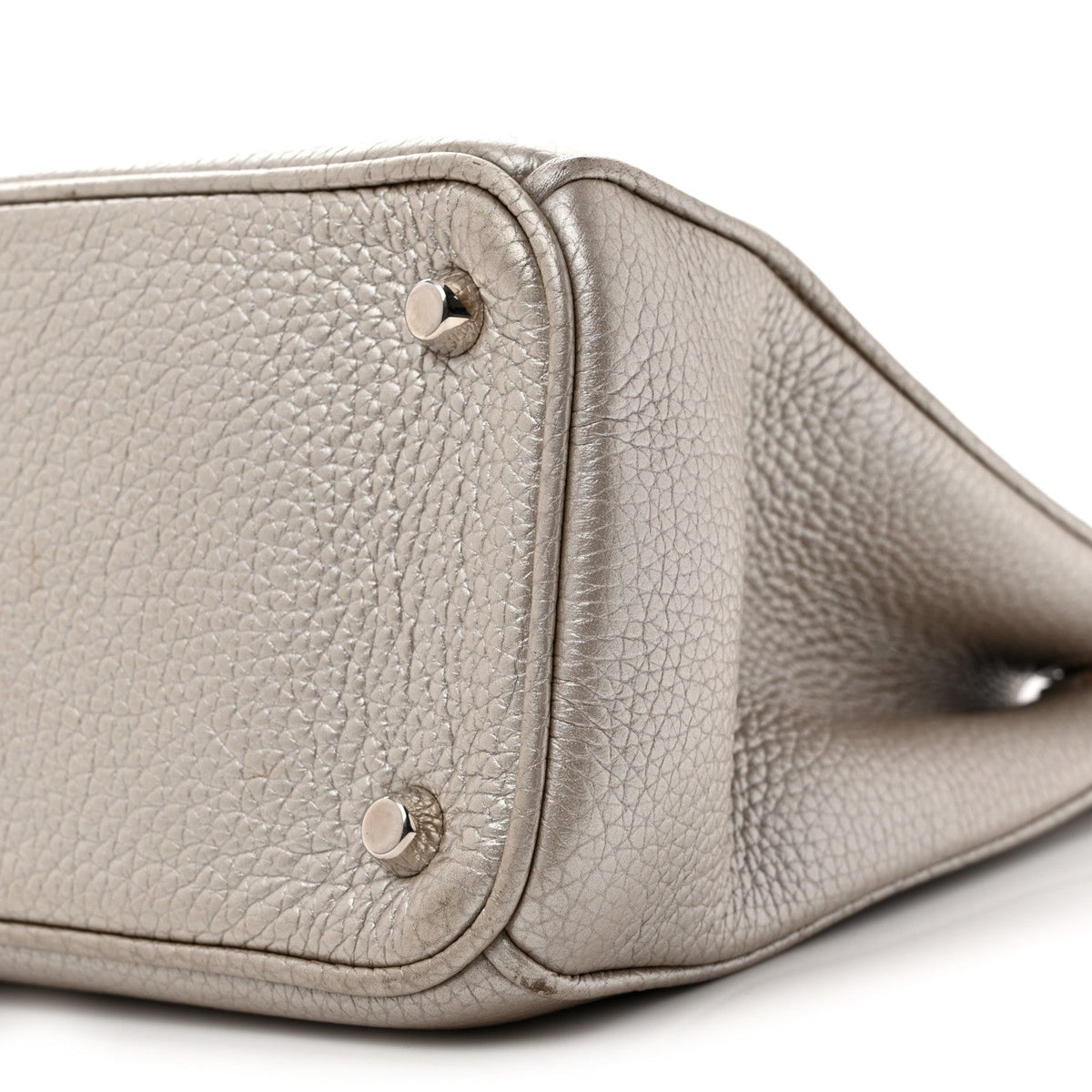 Metallic Bullcalf Medium Diorissimo Bag Champagne