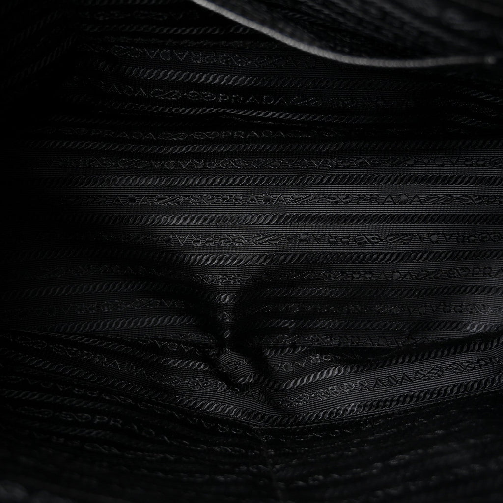 Saffiano Medium Galleria Double Zip Tote  Black