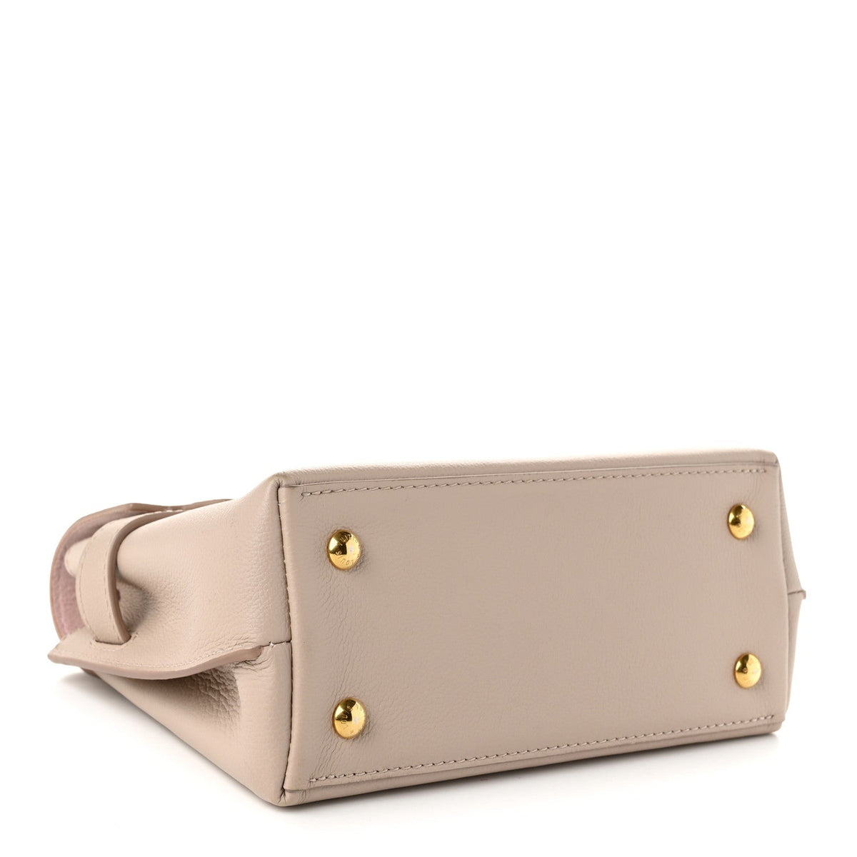 Soft Calfskin Mini Lockme Ever Greige