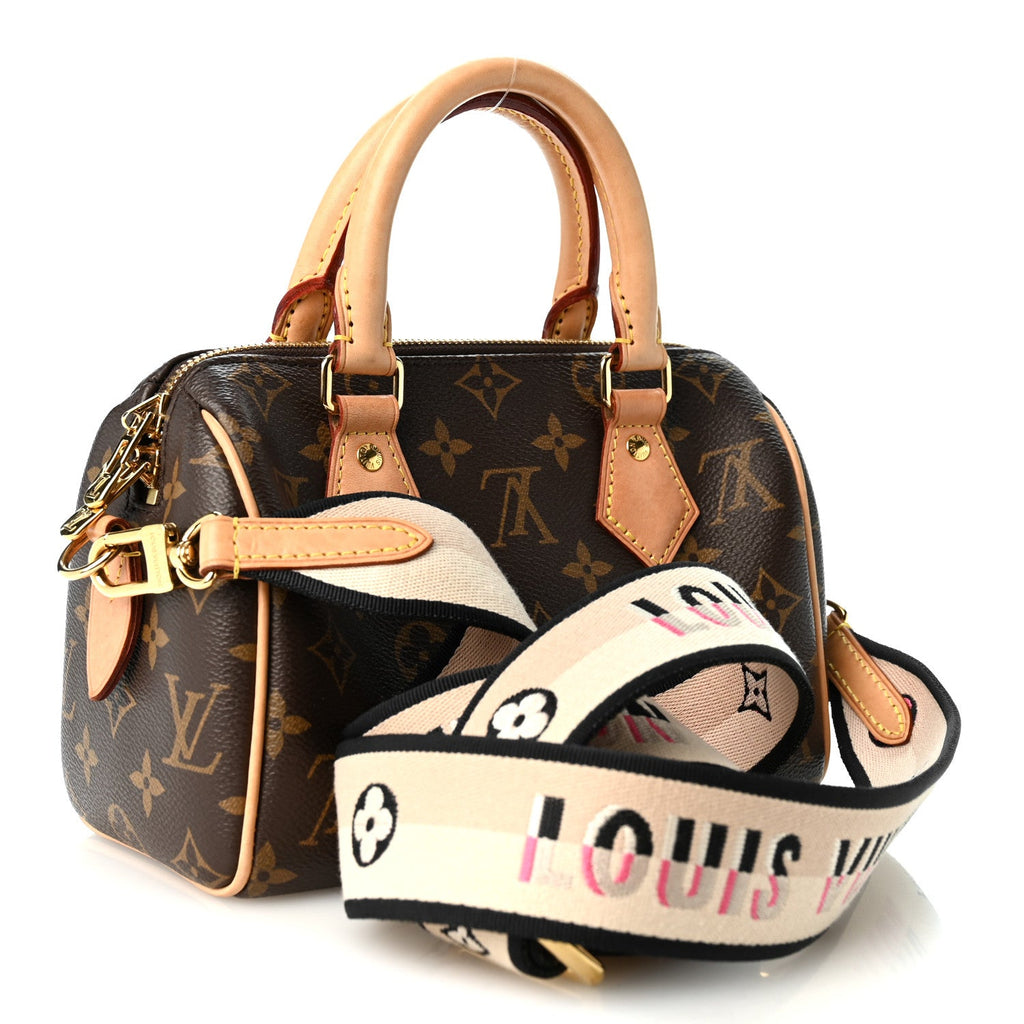 Monogram Speedy Bandouliere 20 Black