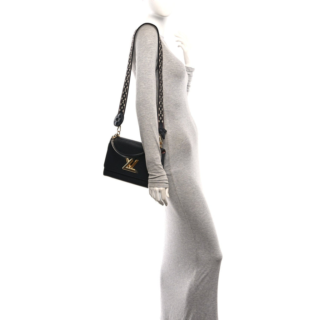 Epi Monogram Flower Twist MM Black