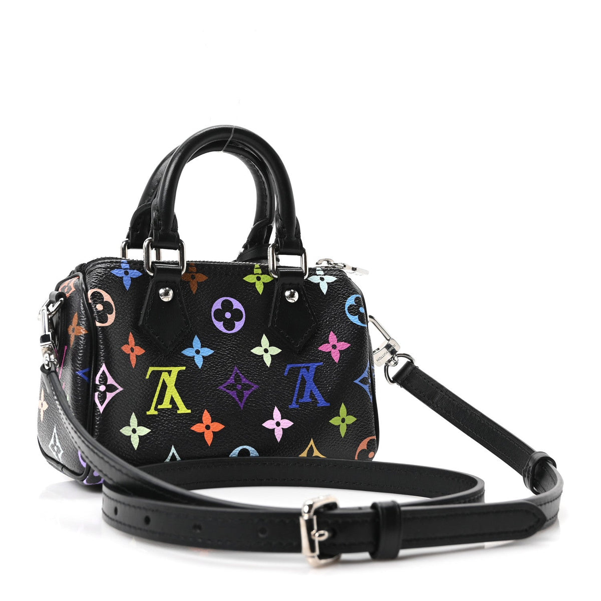 LV x TM Monogram Multicolor Nano Speedy Black