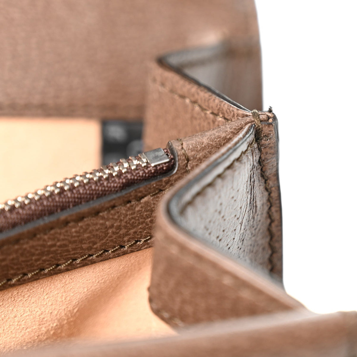 GG Supreme Monogram Textured Dollar Calfskin Top Handle Dionysus Shoulder Bag Beige Ebony New Acero