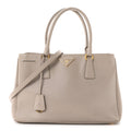 Saffiano Lux Medium Tote Argilla