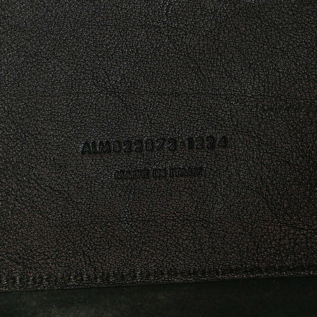 Calfskin Large Bucket Bag New Vert Fonce