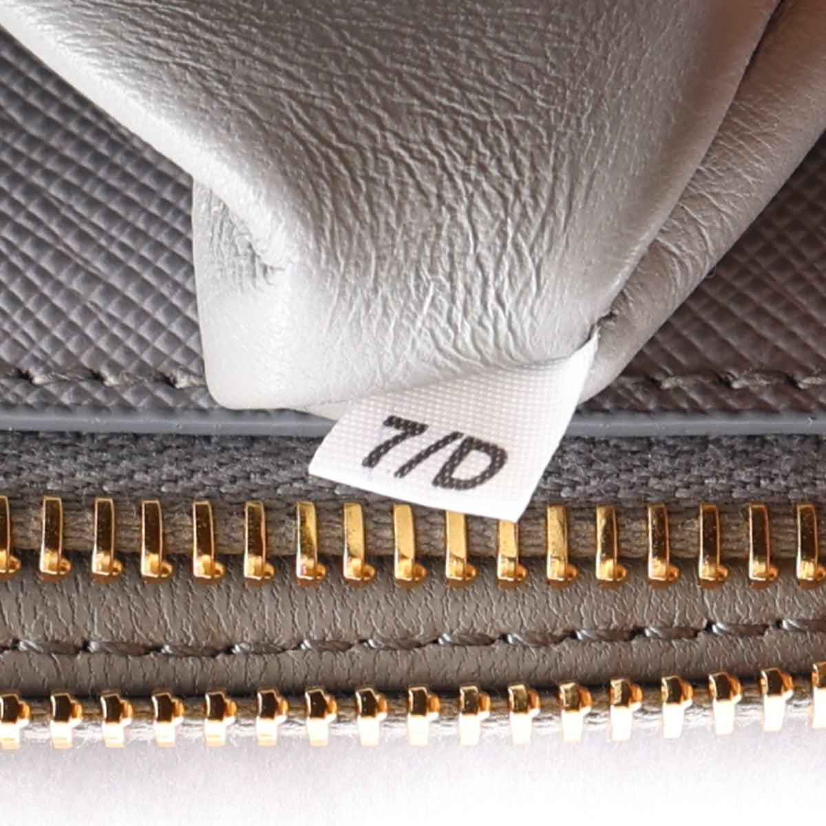 Montone Saffiano Mini Galleria Double Zip Tote Fiordaliso