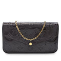 Vernis Pochette Felicie Chain Wallet Amarante