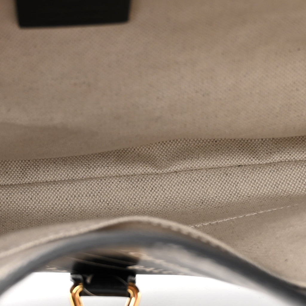 X BALENCIAGA Calfskin Logo Print Medium Jackie 1961 Hobo Black