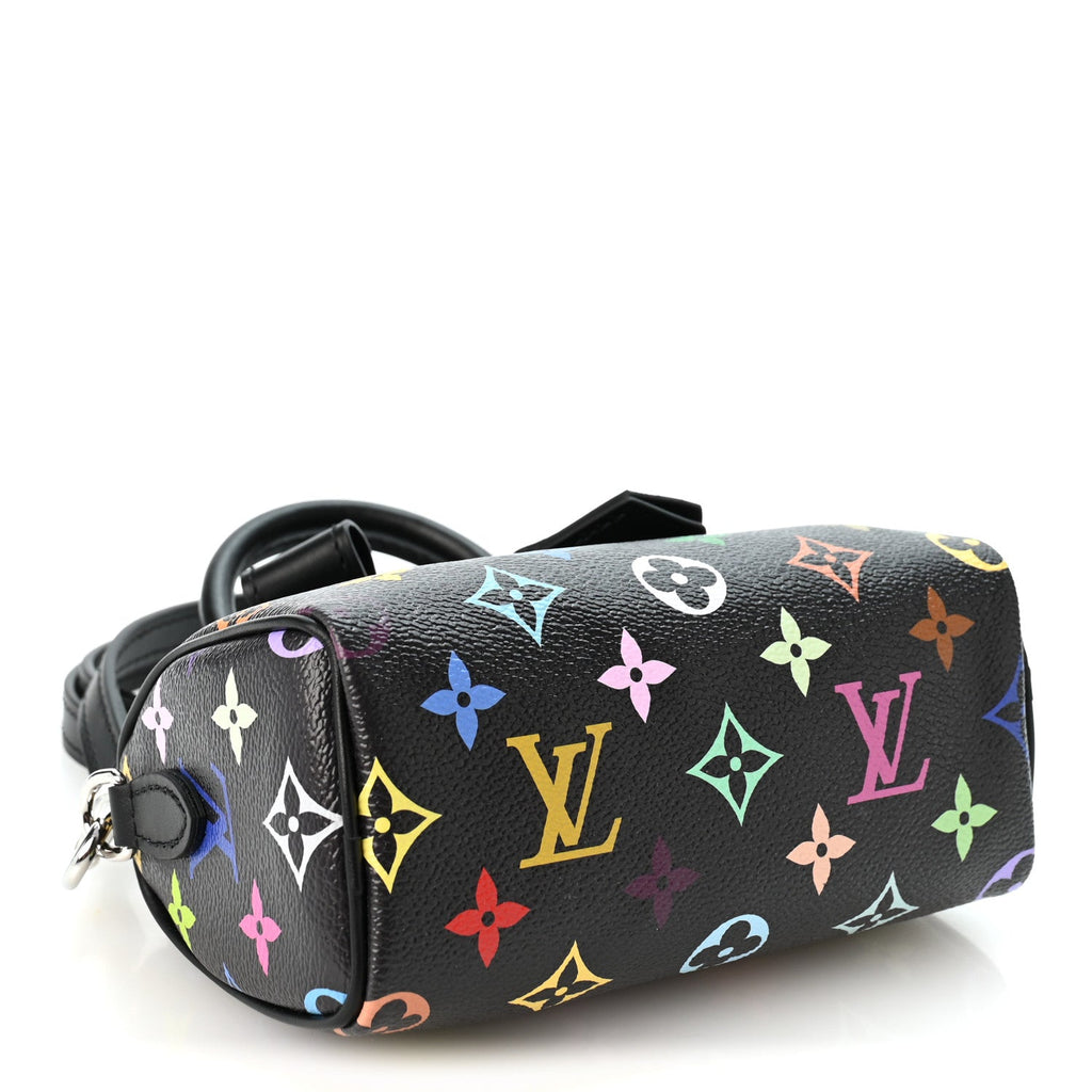 LV x TM Monogram Multicolor Nano Speedy Black