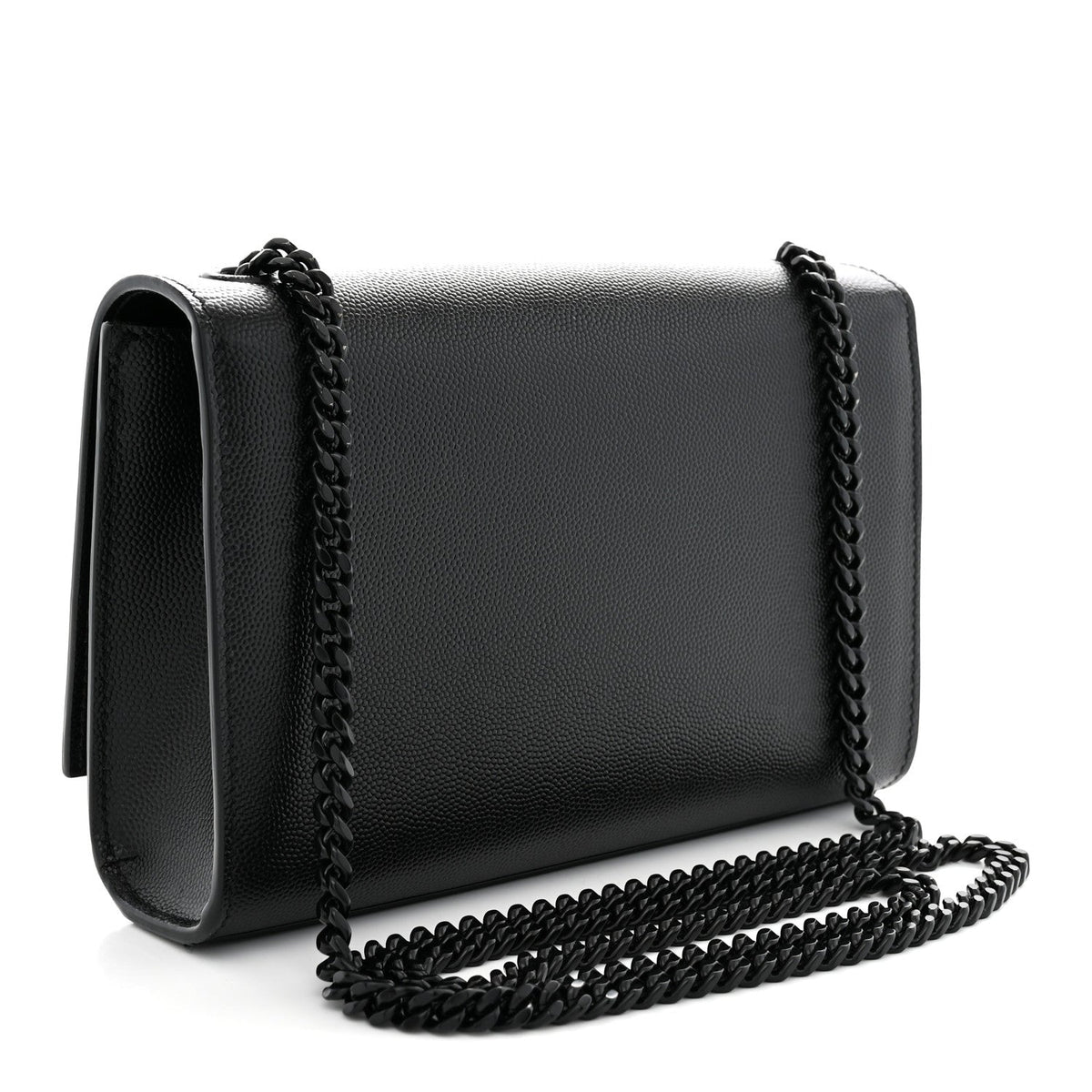 Grain De Poudre Small Monogram Monochrome Kate Satchel Black