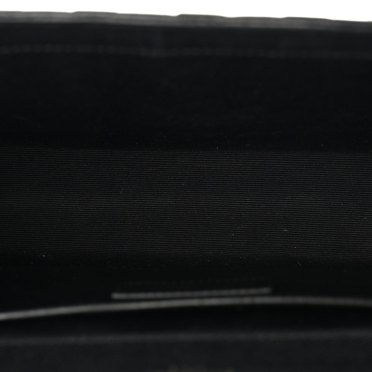 Grain De Poudre Textured Mixed Matelasse Triquilt Medium Monogram Monochrome Satchel Black