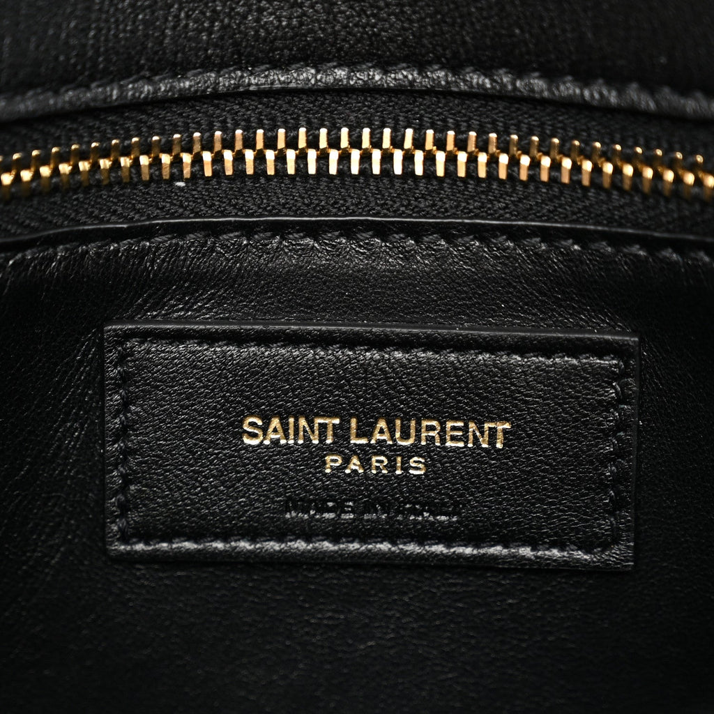 Smooth Calfskin Le Maillon Satchel Black