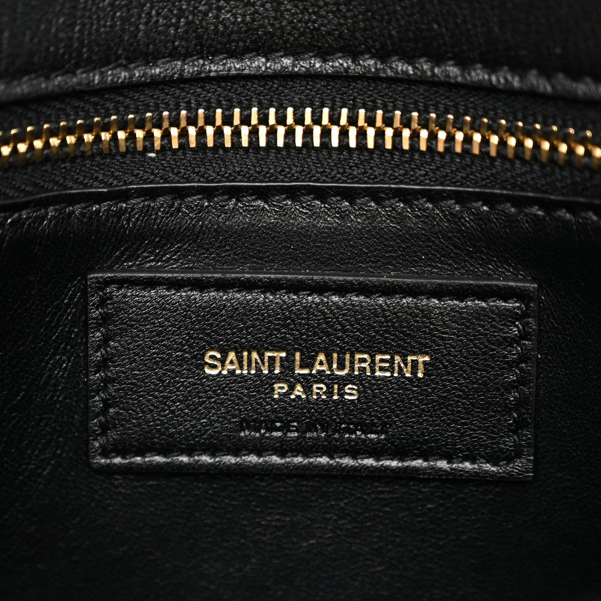 Smooth Calfskin Le Maillon Satchel Black
