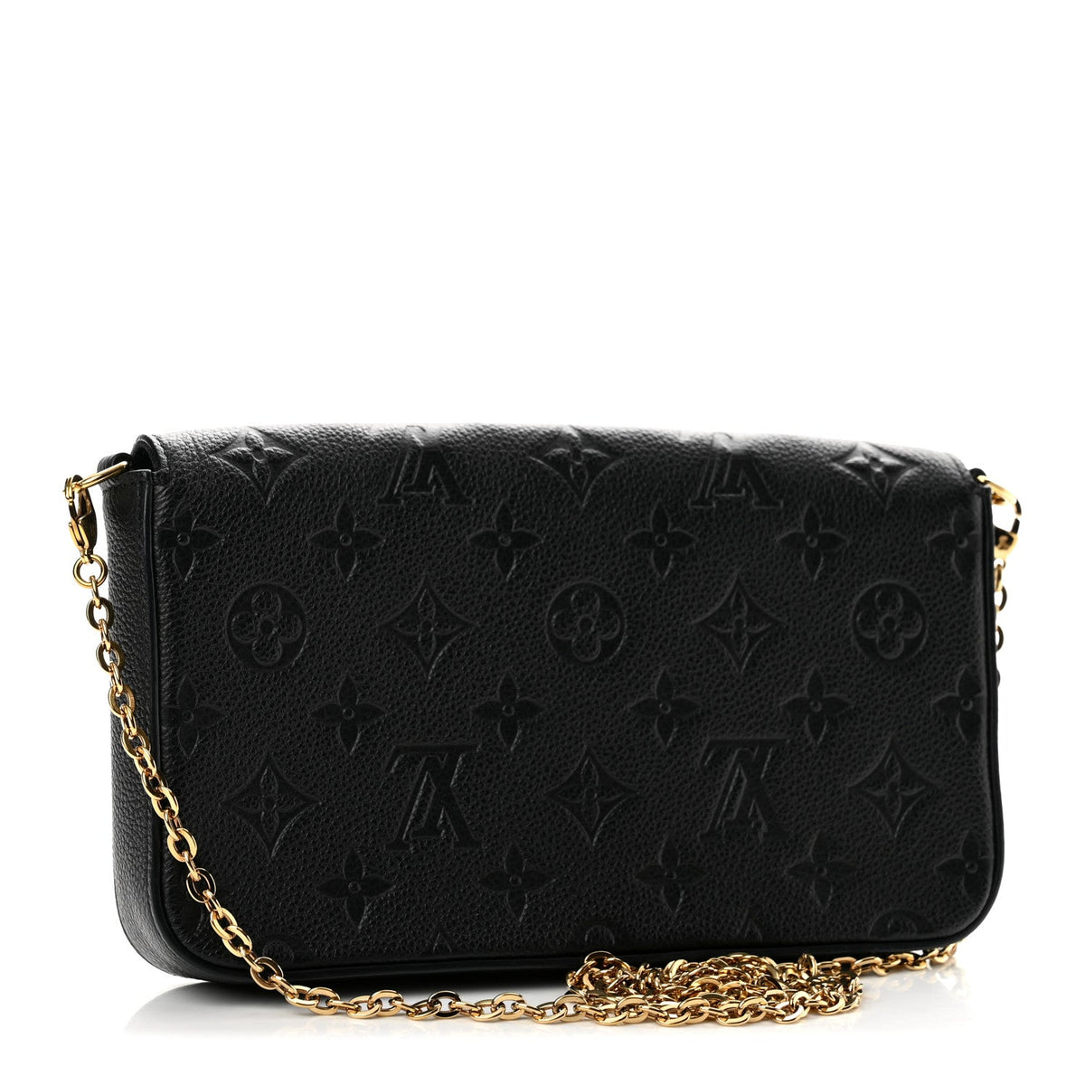 Empreinte Pochette Felicie Chain Wallet Black