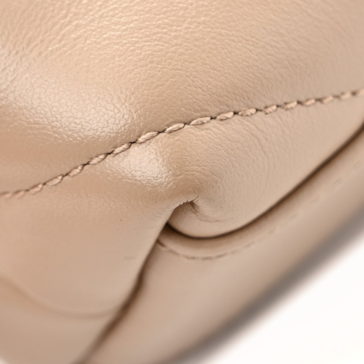 Calfskin Y Quilted Monogram Toy Loulou Crossbody Bag Dark Beige
