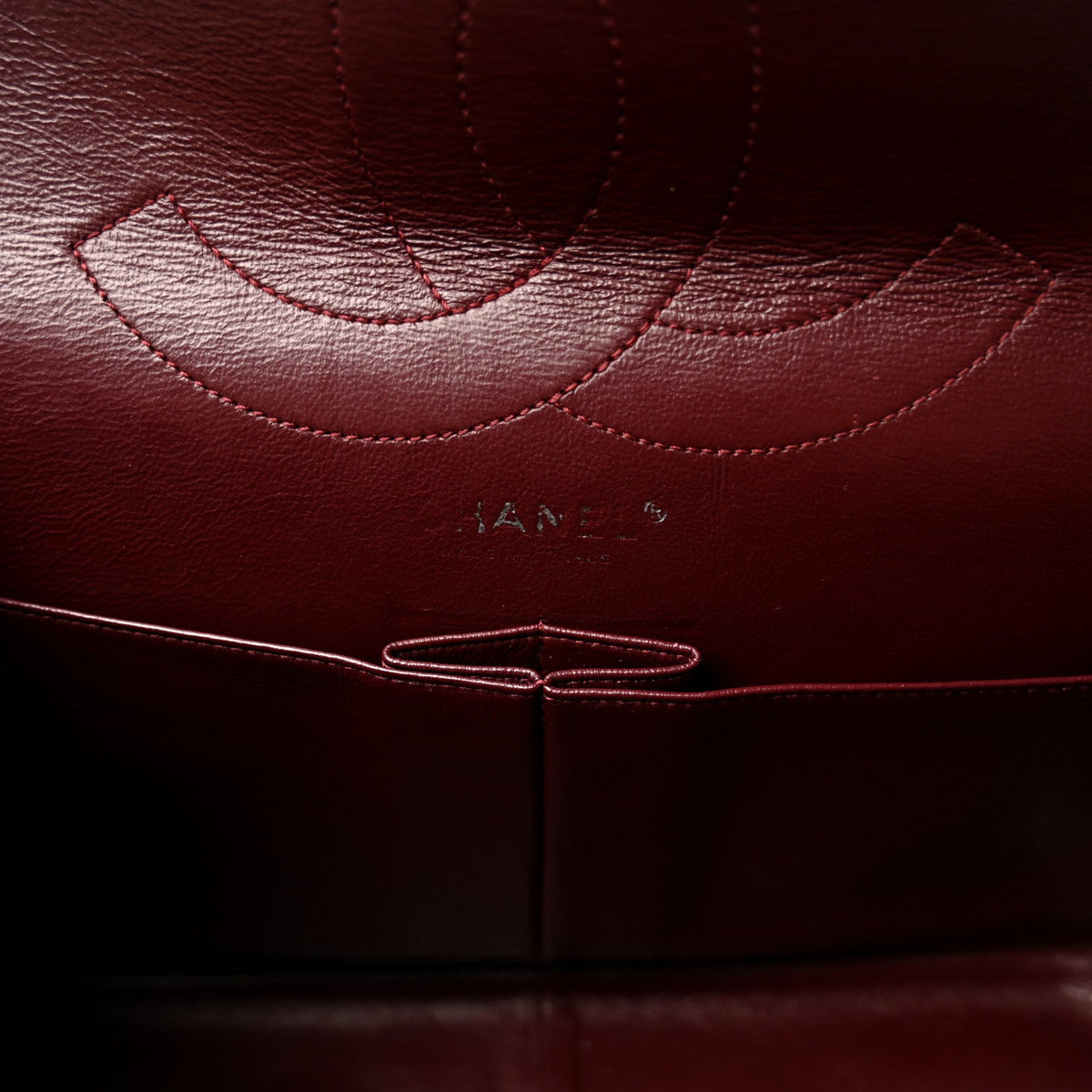 Aged Calfskin Quilted 2.55 Reissue 227 Flap Black